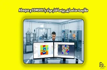 مقایسه مدلسازی ریزساختار مواد با کامسول COMSOL و آباکوس Abaqus